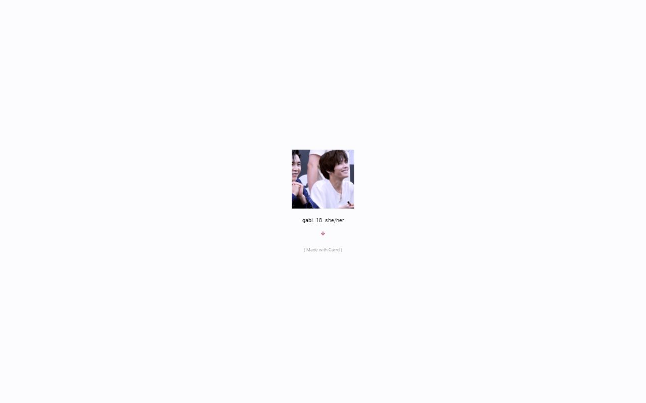 Carrd profile picture for @departure